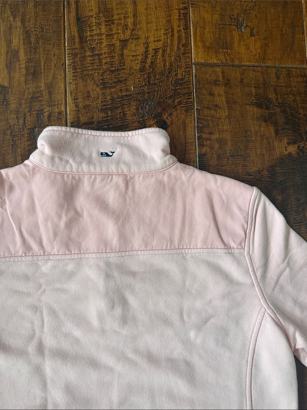 Vineyard Vines Light Pink Quarter-Zip Pullover Sweatshirt - Picture 6 of 6